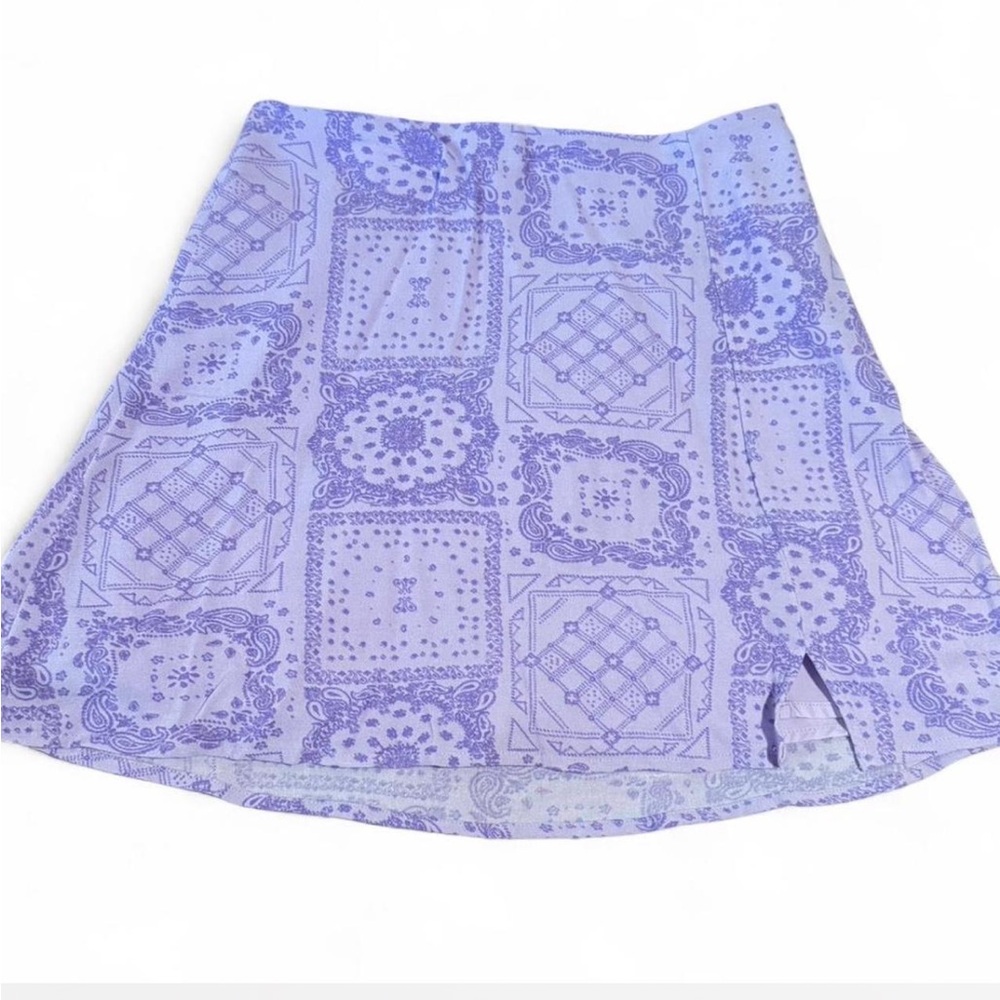 BP Size Small Purple Patterned Women's Skirt